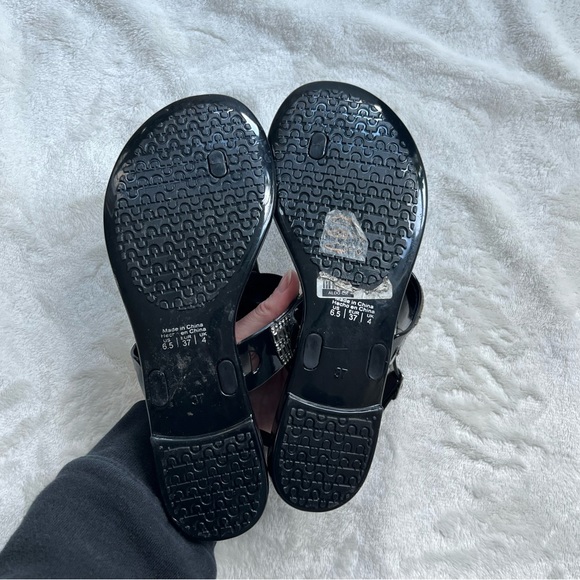 Aldo Rhinestone Jelly Thong Sandals - Picture 3 of 3